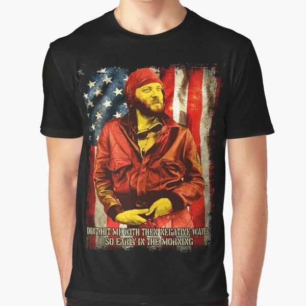 Kelly's Heroes patriotic USA flag graphic t-shirt