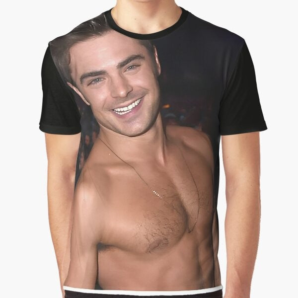 Zac Efron Graphic T-Shirt featuring the popular actor