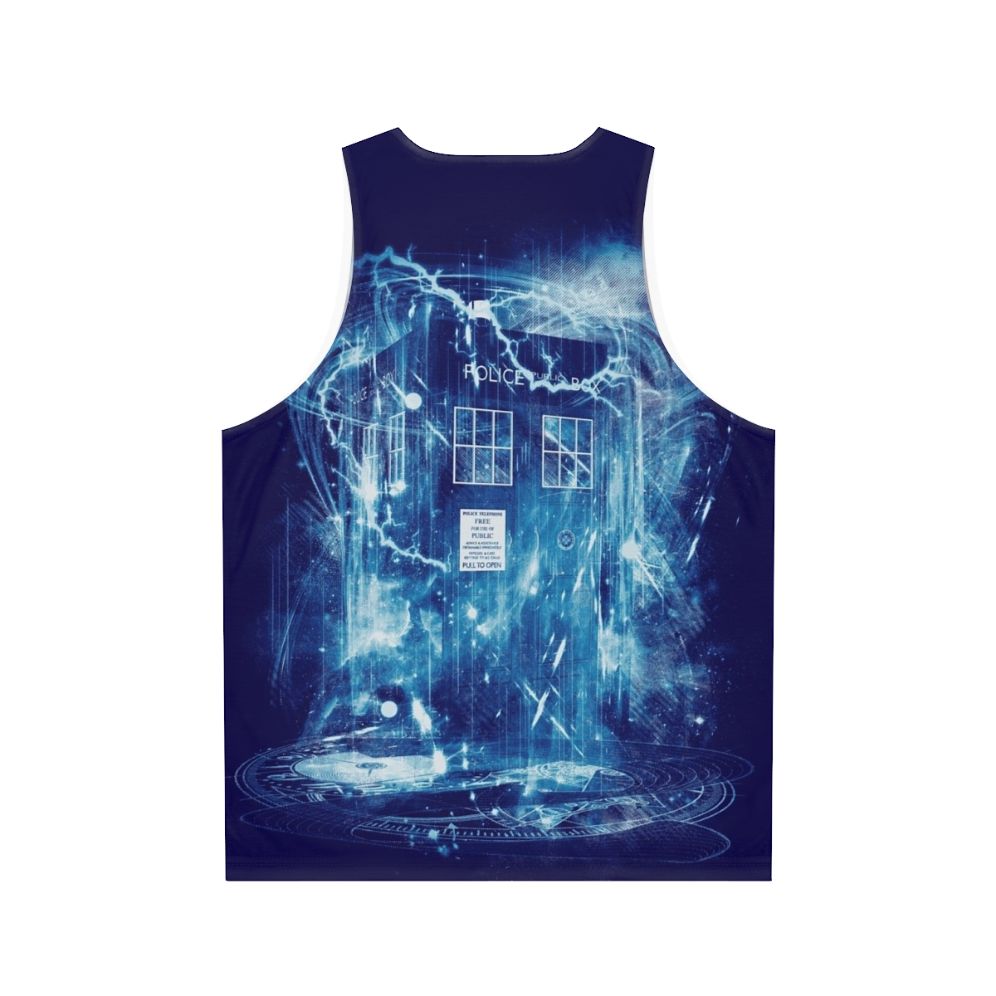 Doctor Who Time Lord Tardis Unisex Tank Top - Back