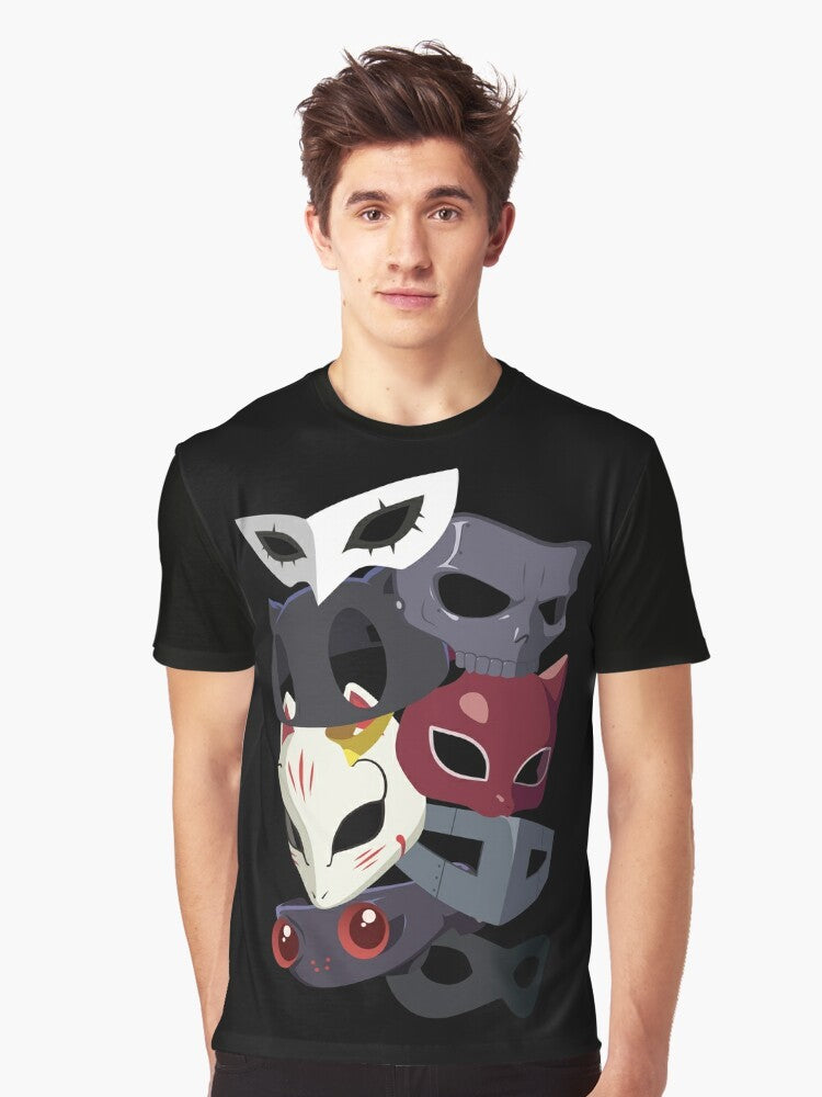 Persona 5 Phantom Thieves Joker Graphic T-Shirt - Men