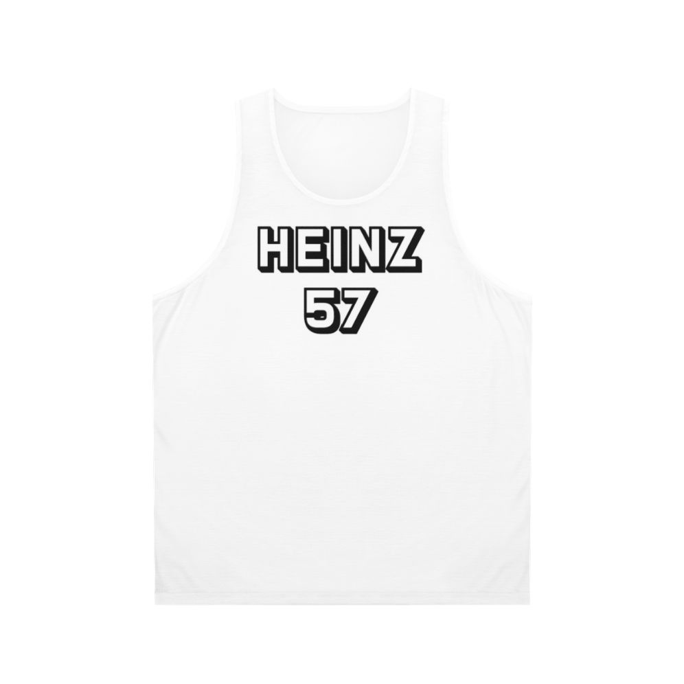 Unisex Heinz 57 nationality fusion tank top