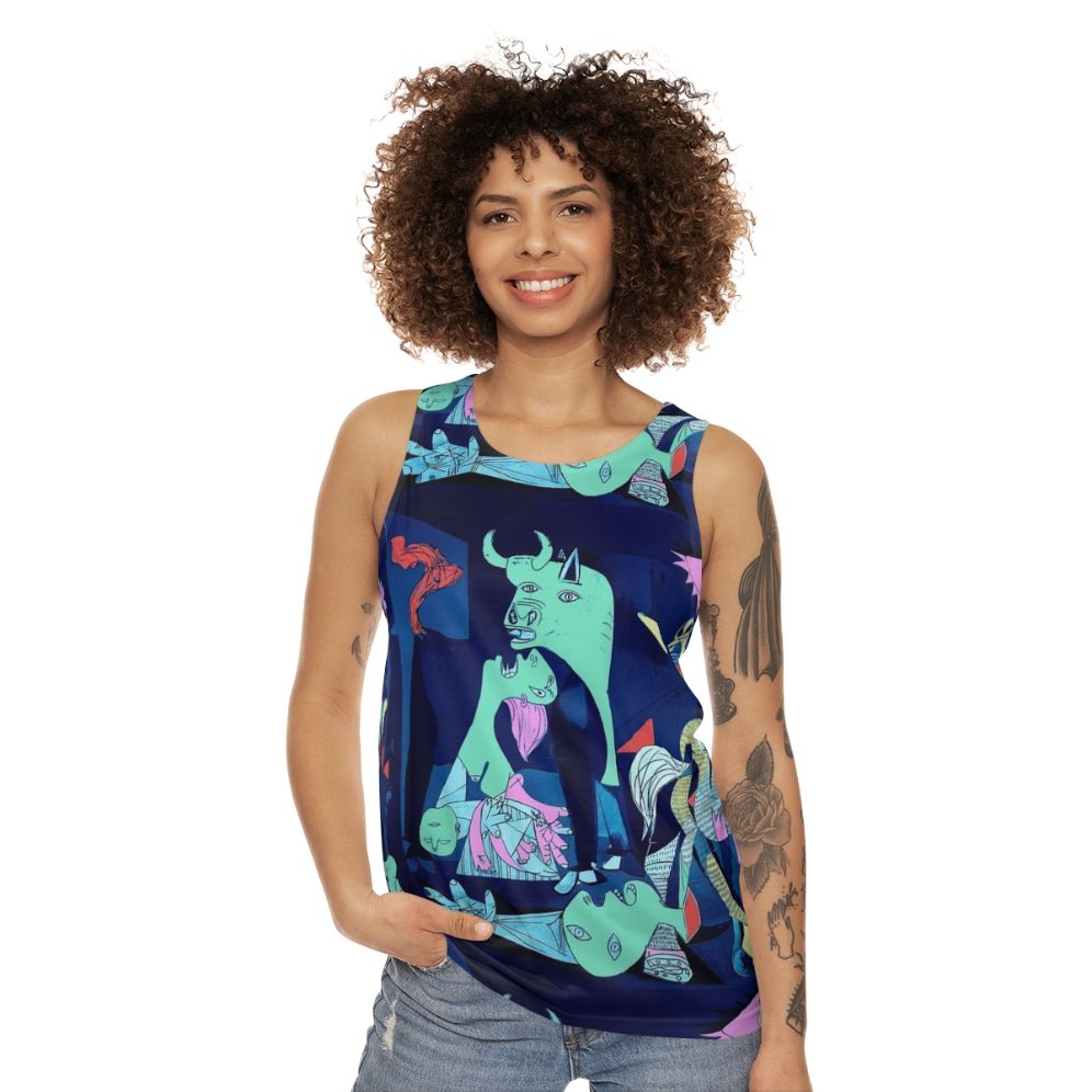 Guernica Pop Art Unisex Tank Top - women