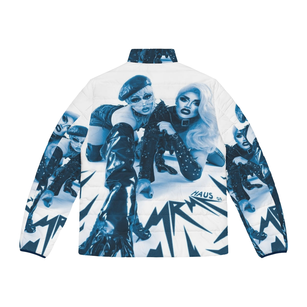 Unisex puffer jacket in a stylish design - Back