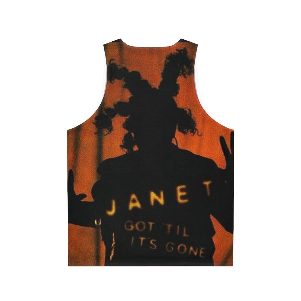 Retro 90s Janet Jackson Inspired JJ Unisex Tank Top - Back