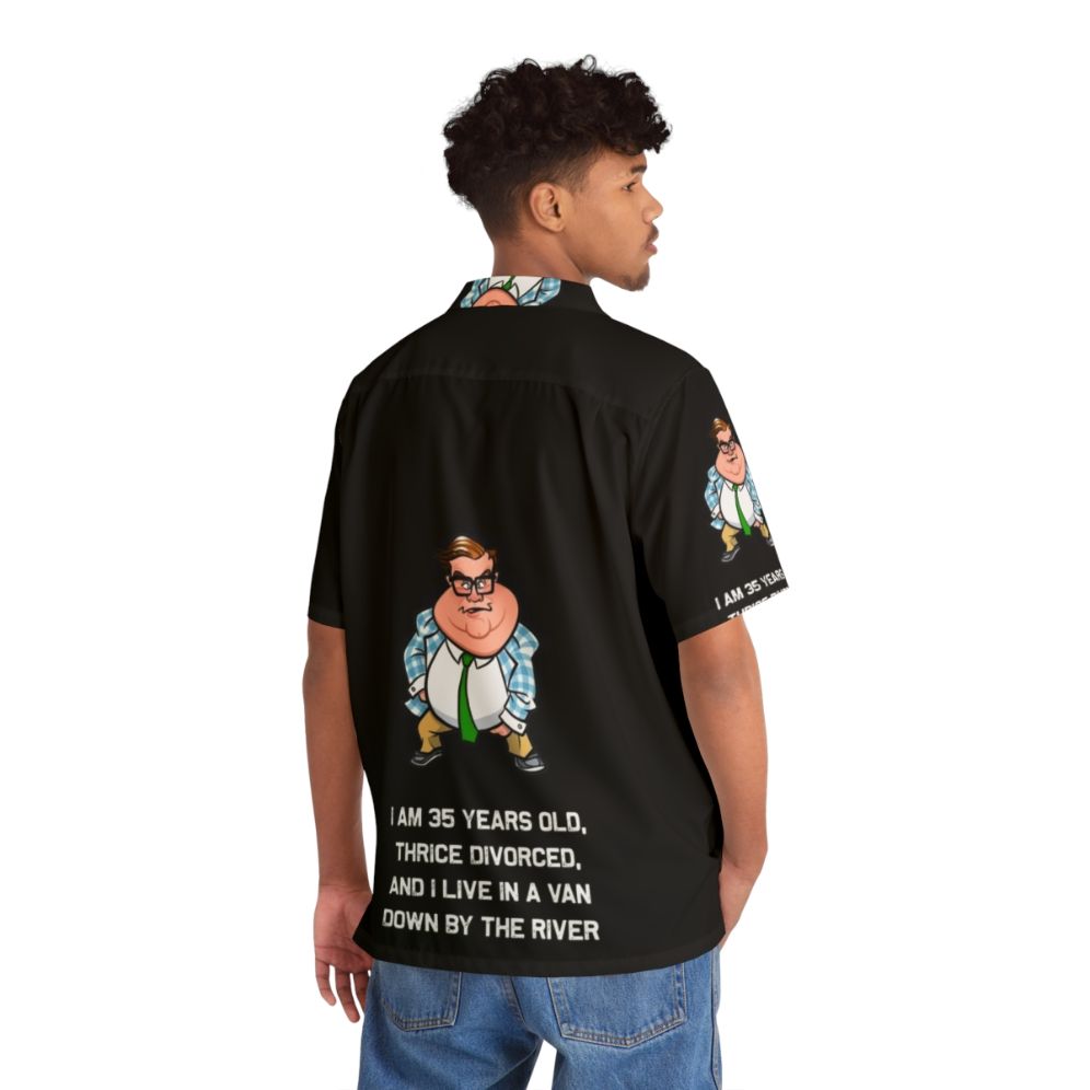 Chris Farley Matt Foley Motivational Hawaiian Shirt - People Back