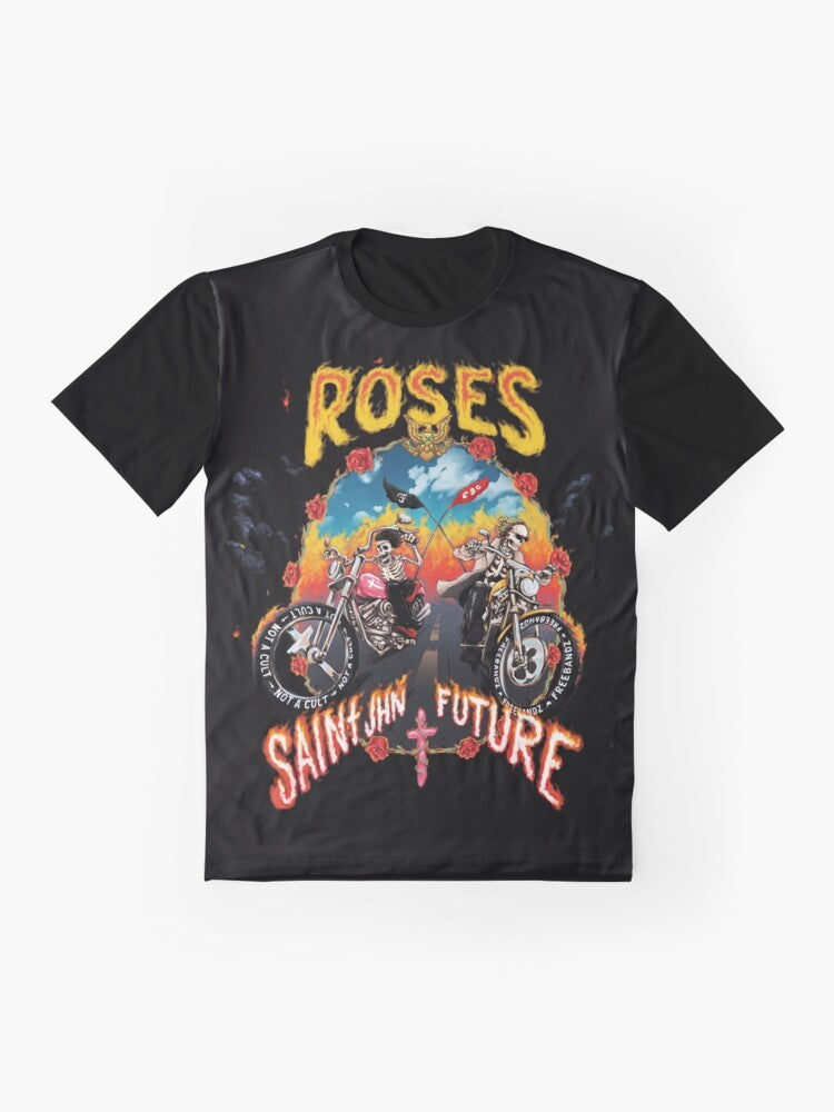 Saint JHN Future Roses Tour 2020 Graphic T-Shirt - Flat lay