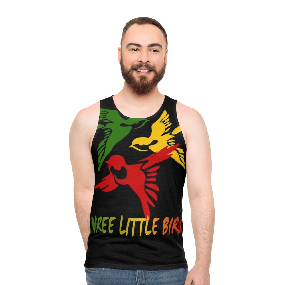 Three Little Birds Unisex Tank Top - men