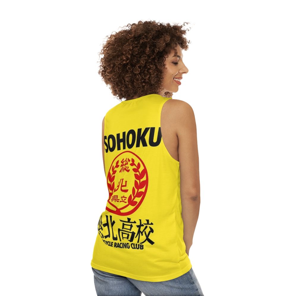 Sohoku Yowamushi Pedal Anime Cycling Tank Top - women back