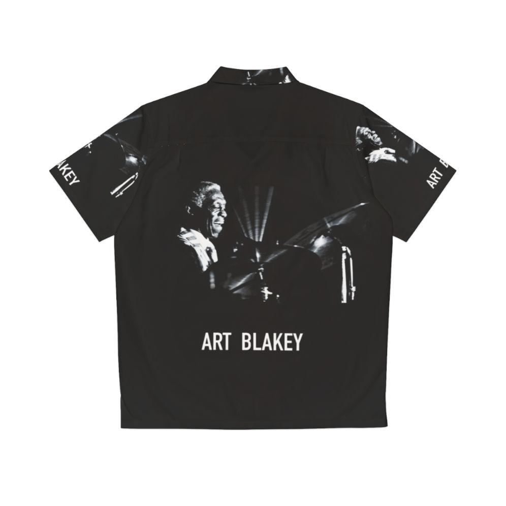 Art Blakey Hawaiian Shirt featuring jazz musician and drummer - Back