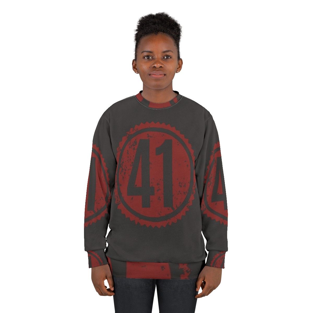 Dave Matthews Band Distressed Red Sweatshirt - women