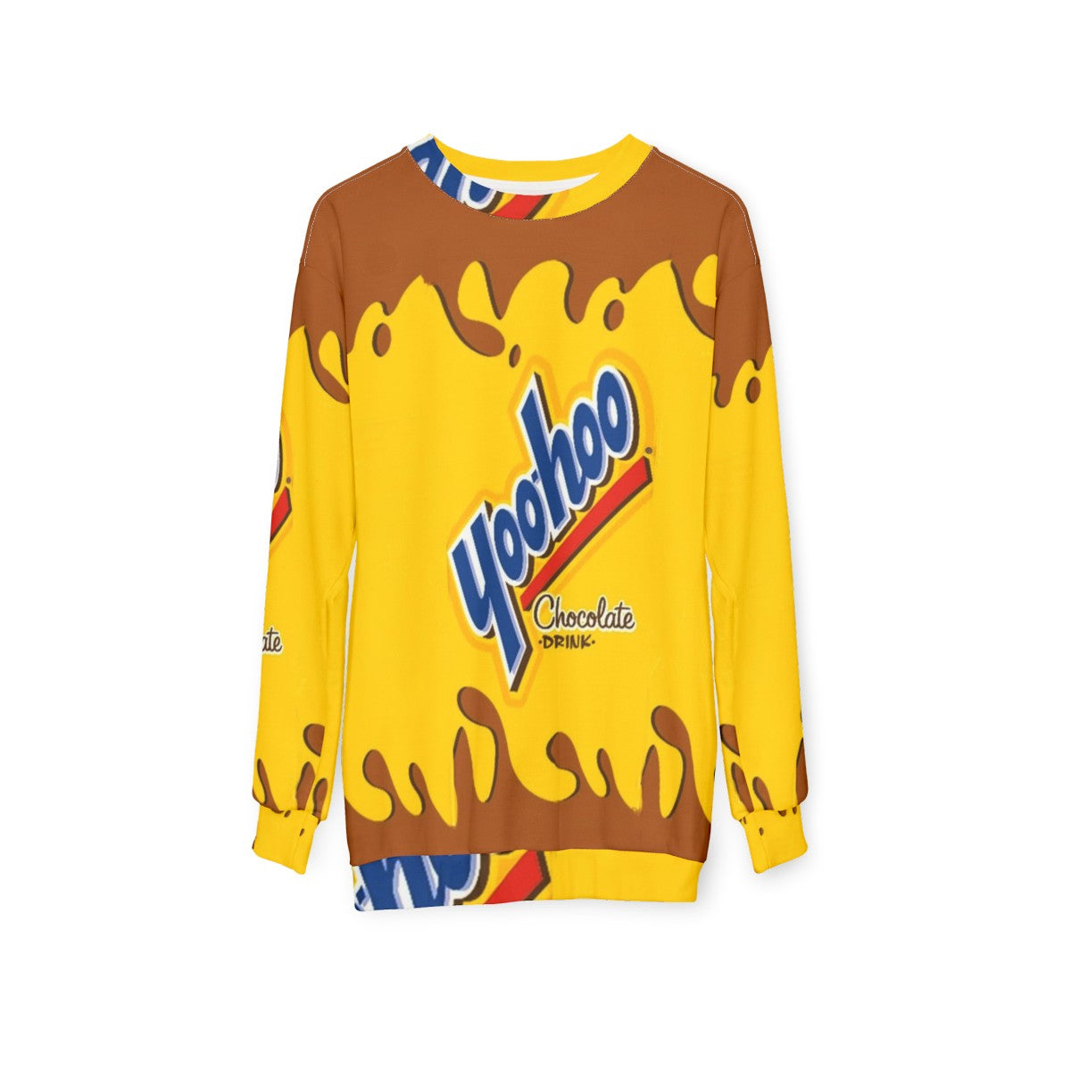 Yoohoo chocolate milk sweatshirt - hanging