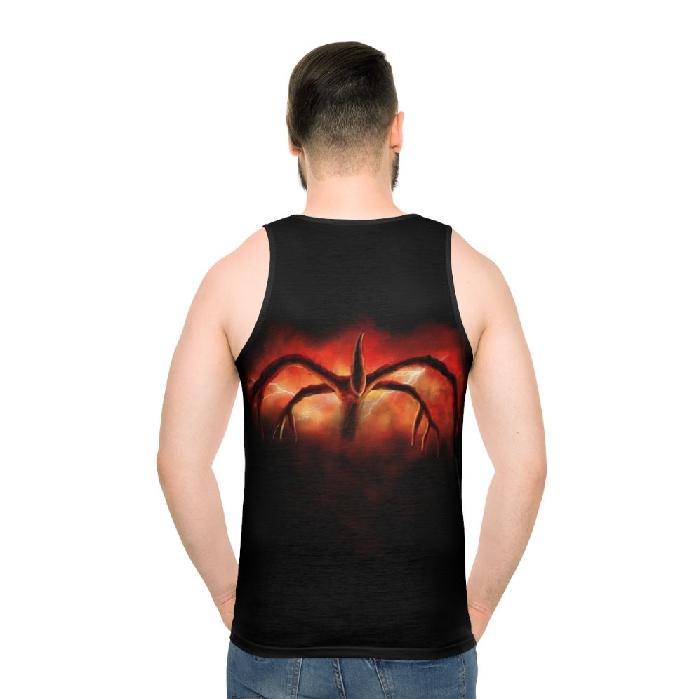 Mind Flayer Stranger Things Unisex Tank Top - men back