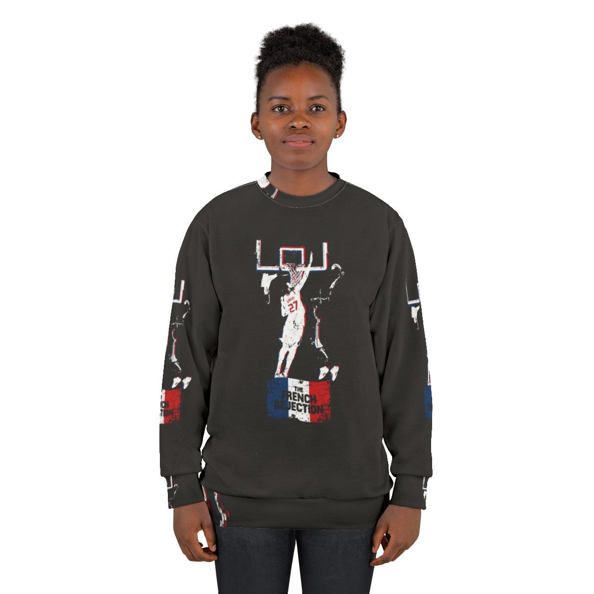 Rudy Gobert French Rejection Basketball Sweatshirt - women