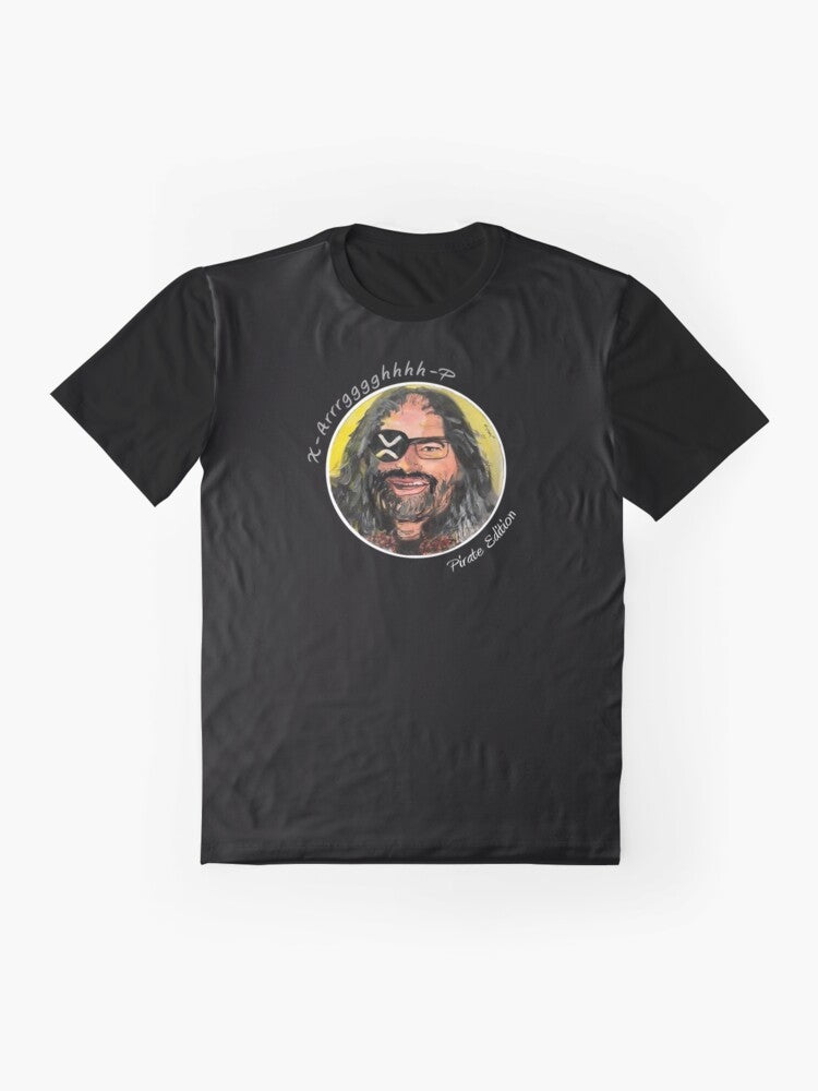 David Schwartz XRP Blockchain Graphic T-Shirt - Flat lay