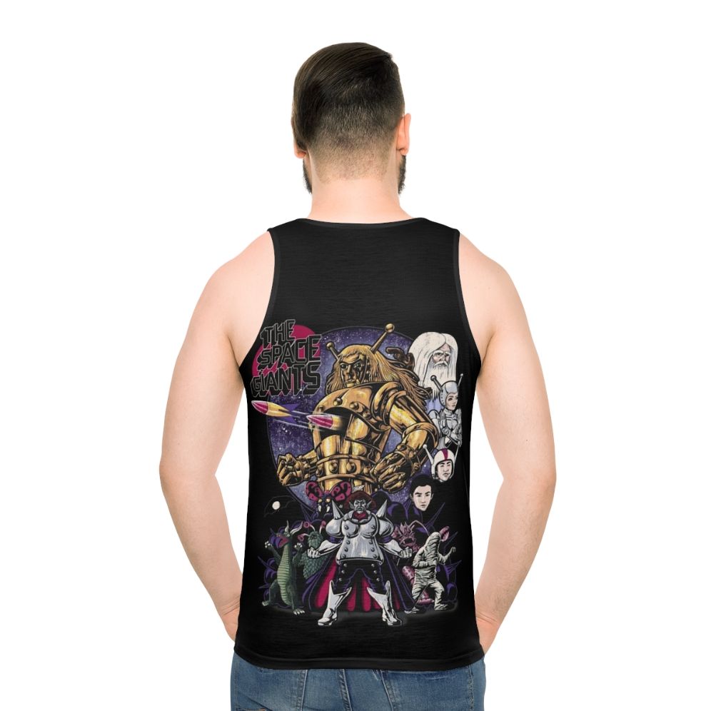 Space Giants Unisex Tank Top - men back