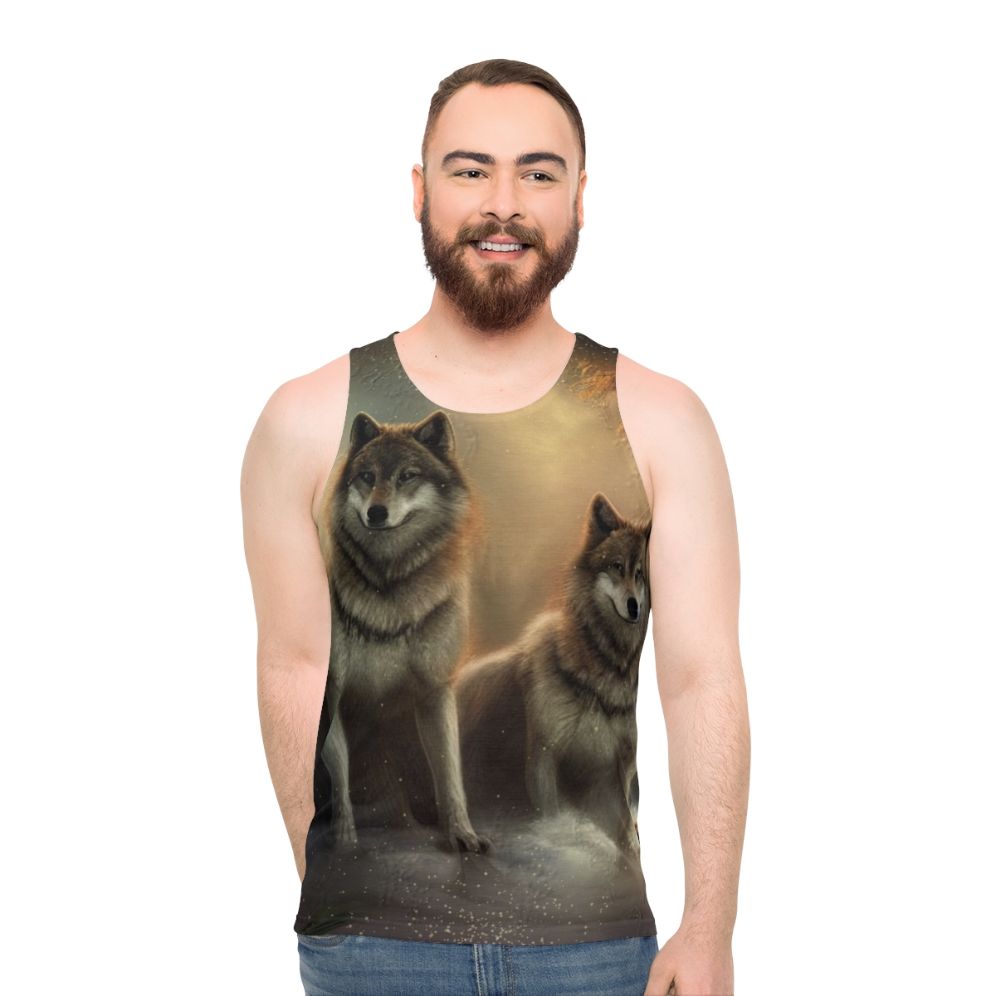 Winter Wolves Unisex Tank Top - men