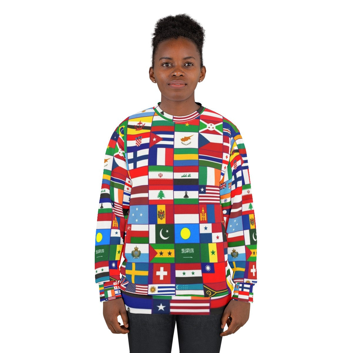 World Flags Sweatshirt - women