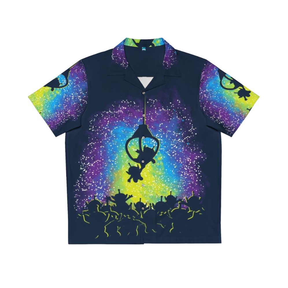 Vibrant Master Hawaiian Shirt featuring UFOs and space elements