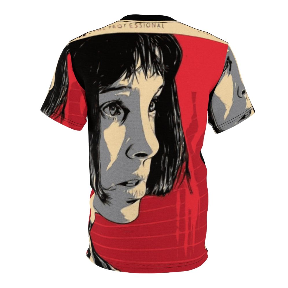 Mathilda inspired graphic t-shirt with movie poster art design - Back