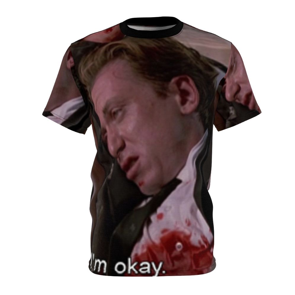 Reservoir Dogs inspired graphic t-shirt with quote and character imagery