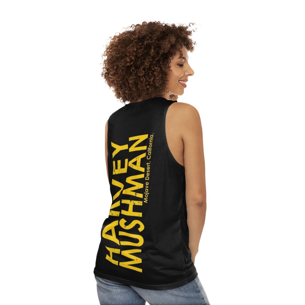 Unisex motorcycle tank top - women back