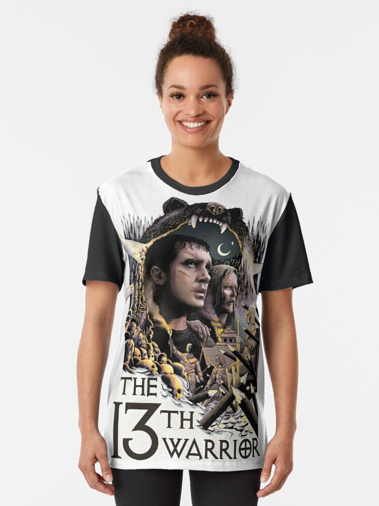 Graphic t-shirt featuring the iconic '13th Warrior' movie design - Women