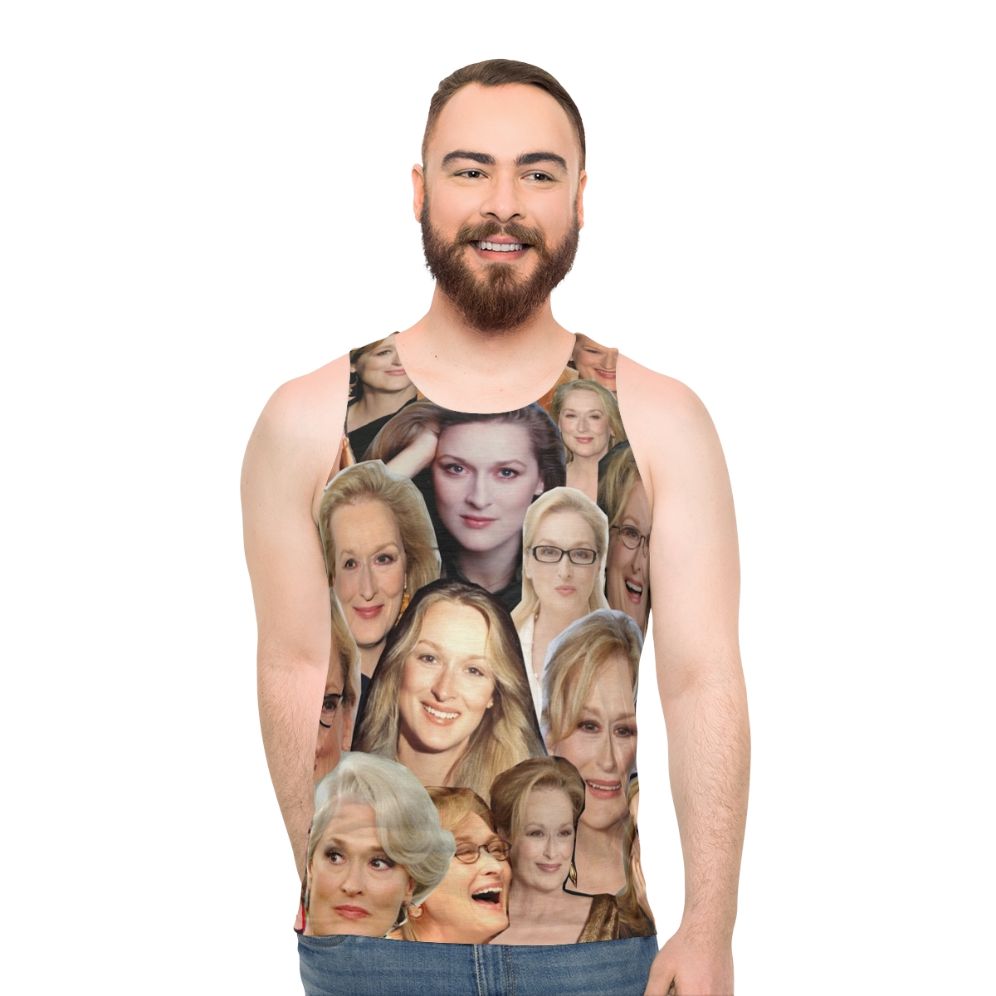 Unisex Meryl Streep "Streep Tease" Tank Top - men