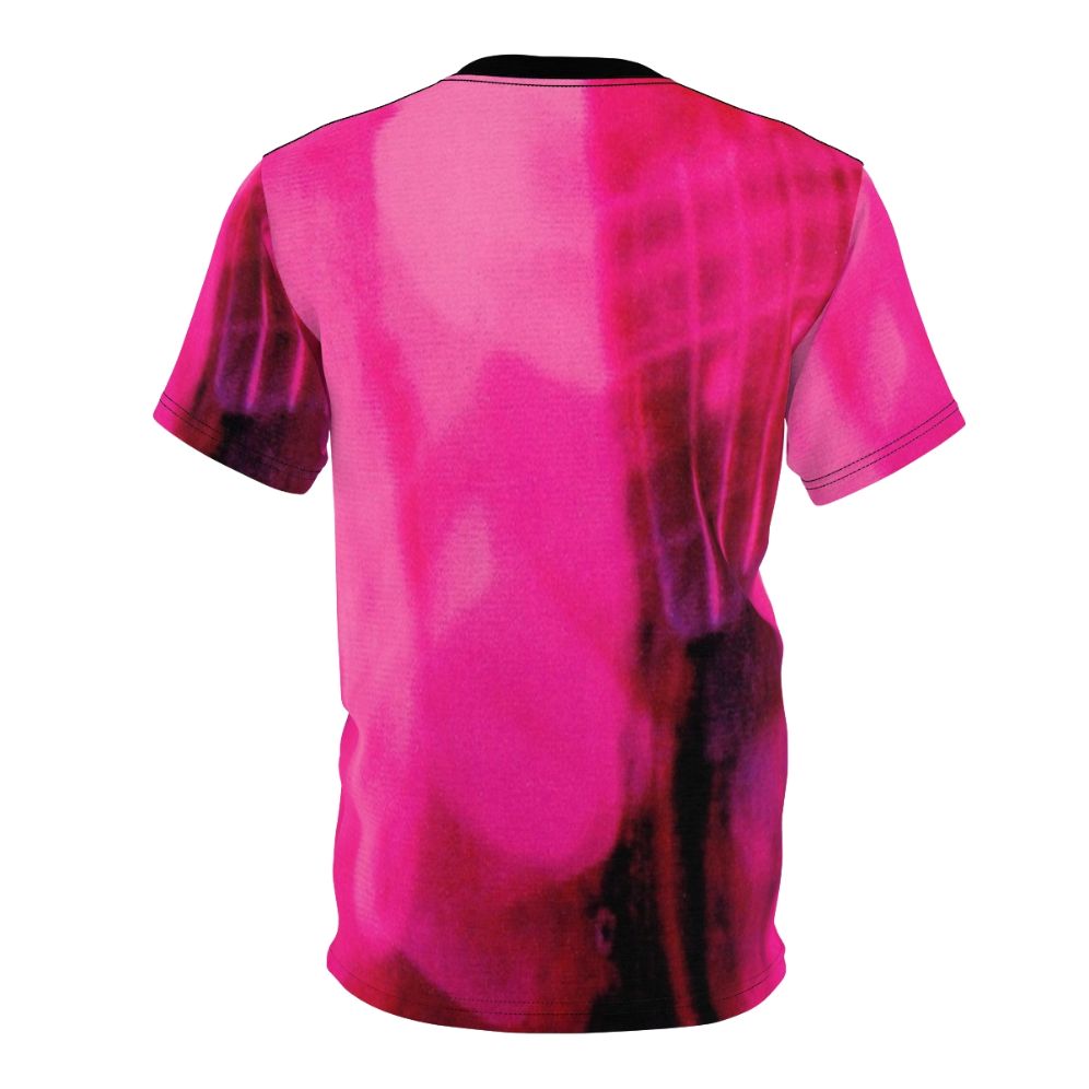 Loveless-inspired shoegaze t-shirt featuring a pink and guitar design - Back