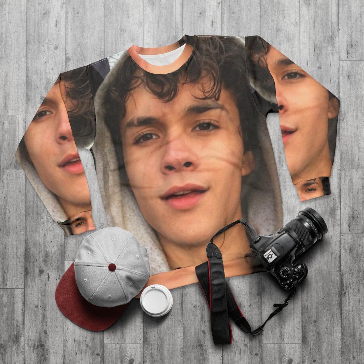 Benjamin Wadsworth Celebrity Sweatshirt - flat lay