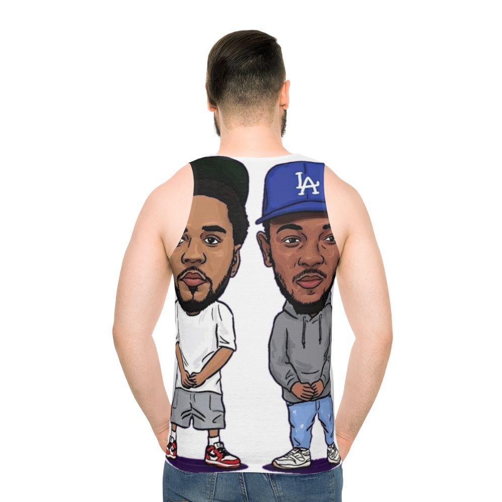 Kendrick Lamar x J. Cole Unisex Tank Top - men back