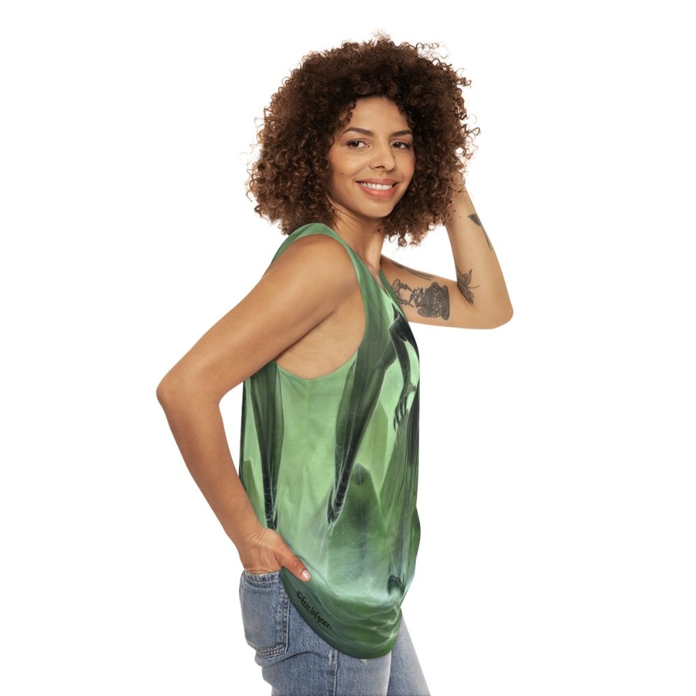 Unisex Cthulhu Tank Top - women side