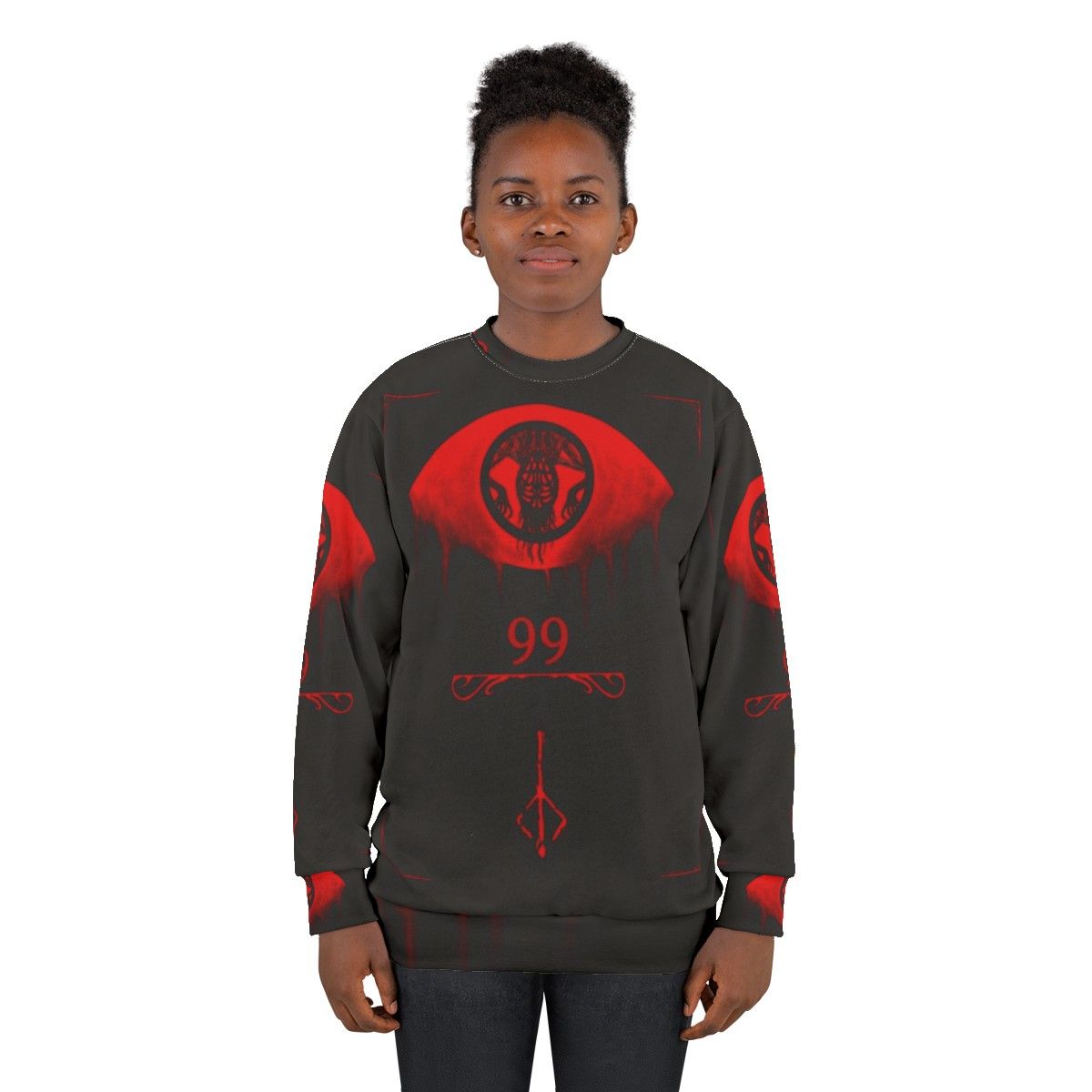 Bloodborne Amygdala Horror Gaming Sweatshirt - women