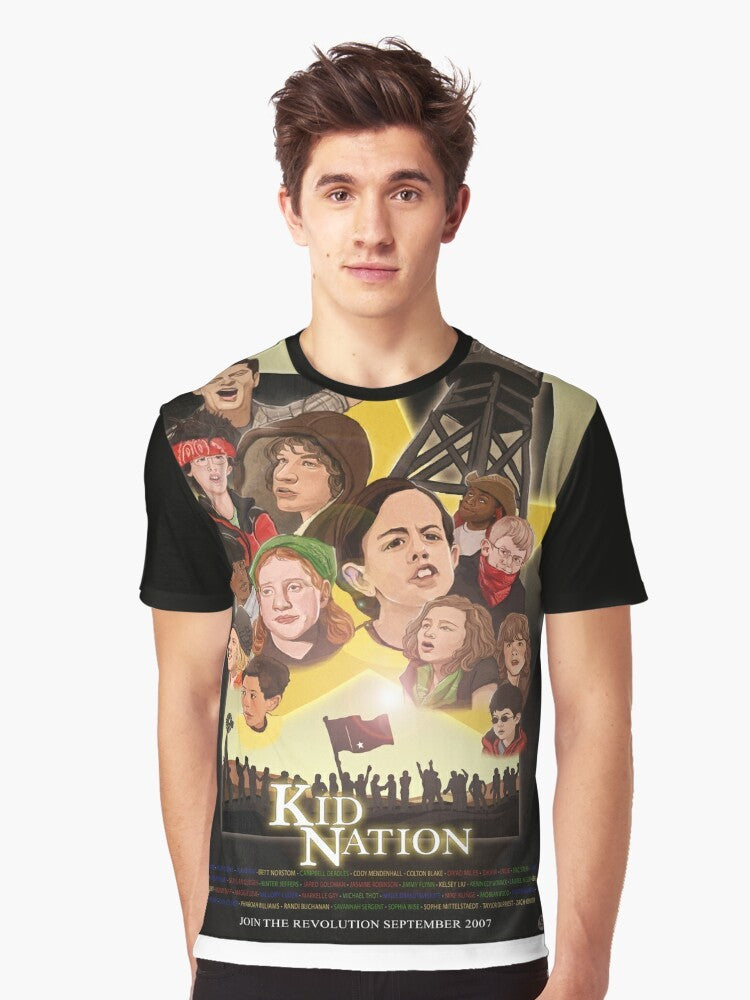 Kid Nation Graphic T-Shirt featuring the show's logo and characters - Men