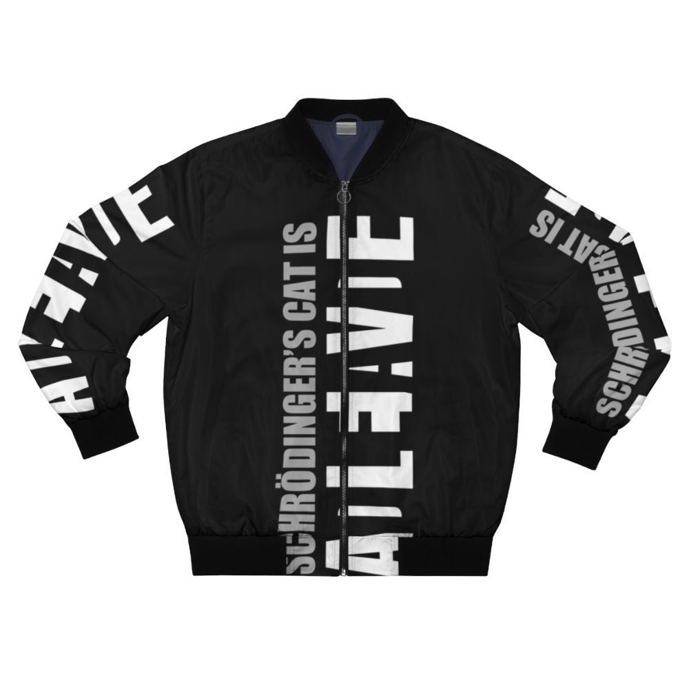 Schrodinger's Cat Quantum Theoretical Physics Bomber Jacket