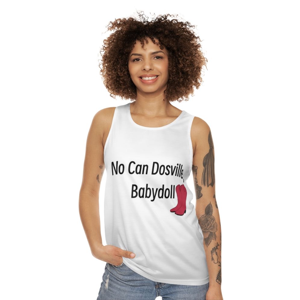 Unisex "No Can Dosville Babydoll" Tank Top from HIMYM - women