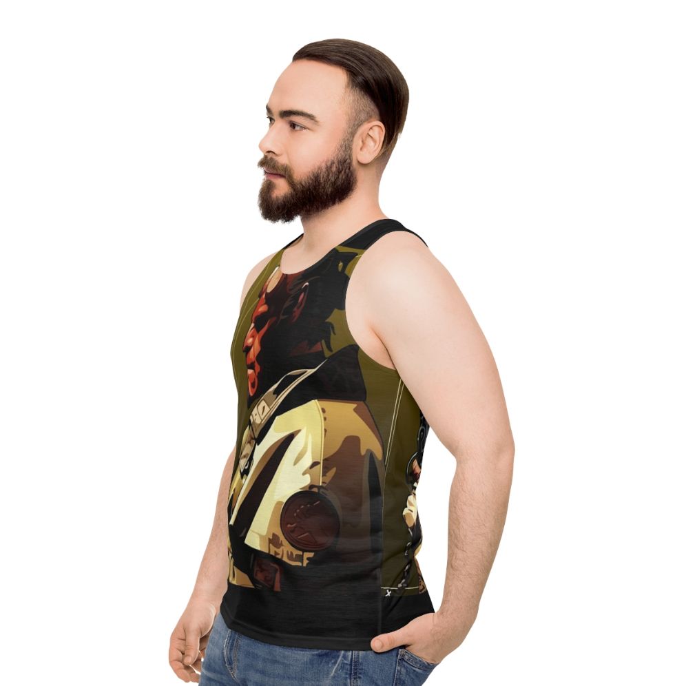 Hellboy Unisex Tank Top - men side