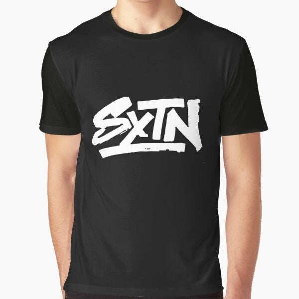 SXTN graphic t-shirt with bold design