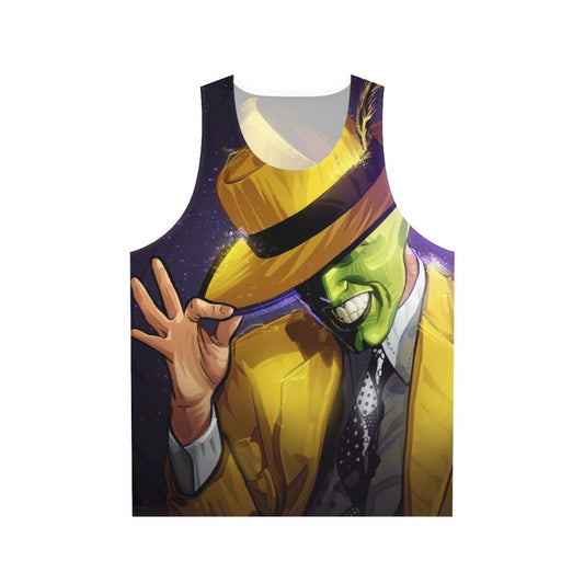 The Mask Unisex Tank Top featuring Jim Carrey's iconic character