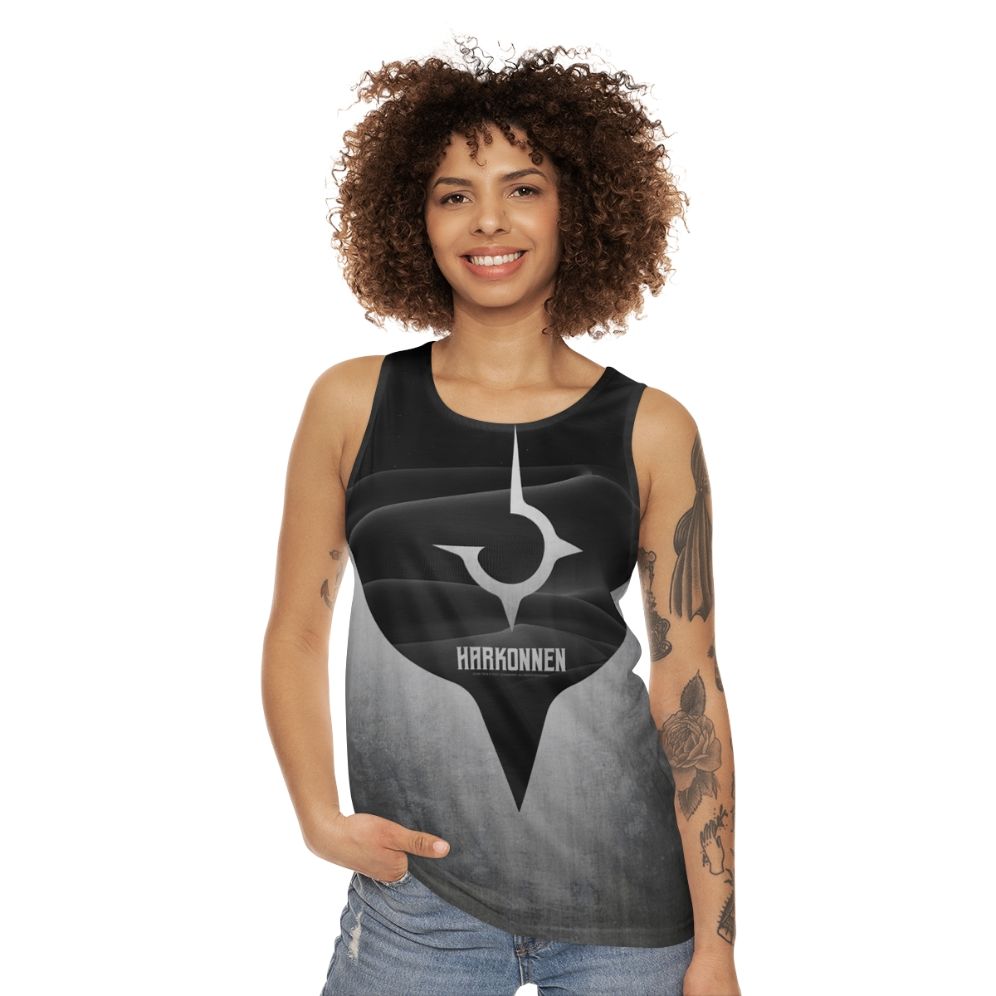 Dune Harkonnen Titanium Unisex Tank Top - women