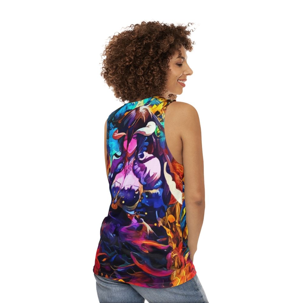 Loyal Succubus Anime Fantasy Magic Tank Top - women back