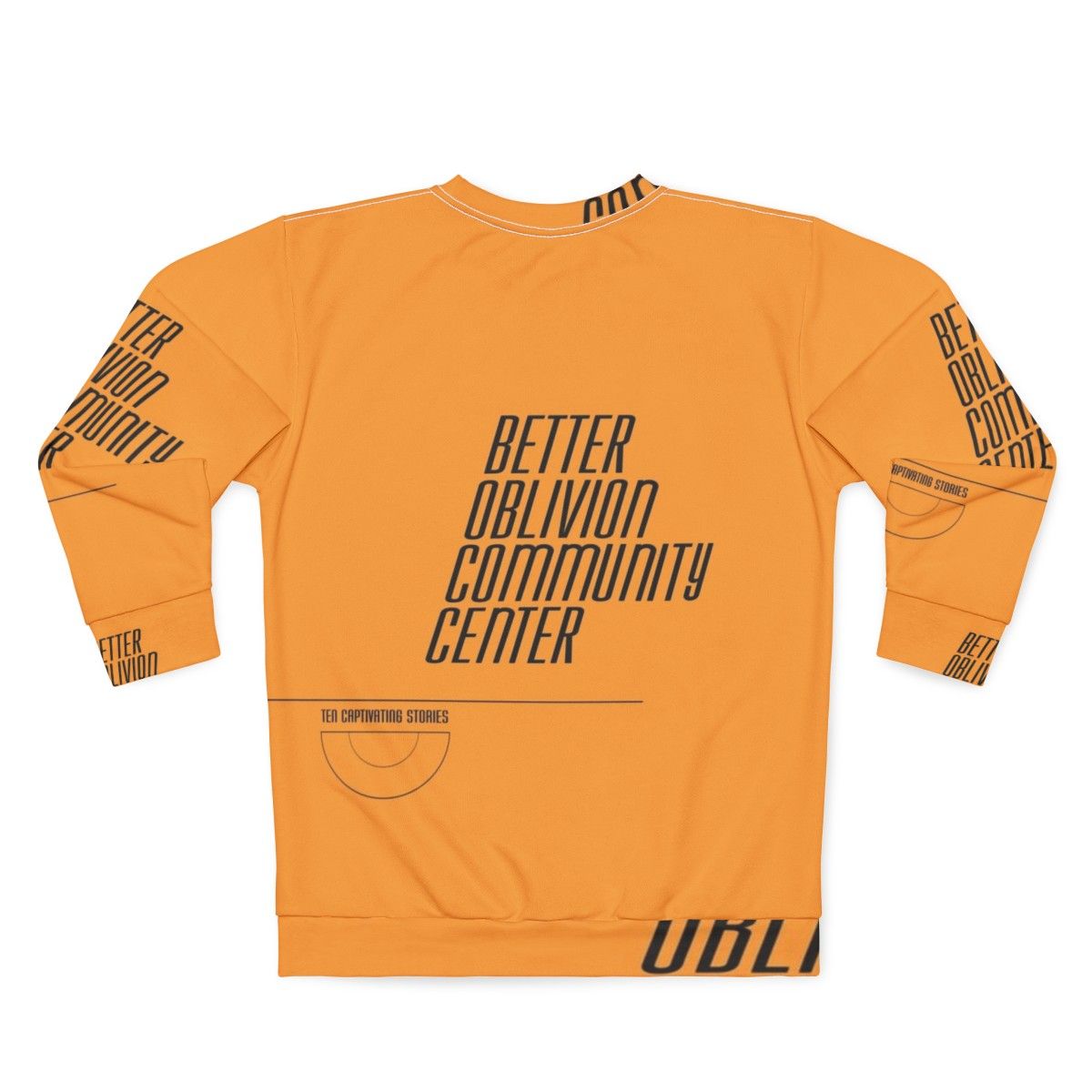 Better Oblivion Community Center Sweatshirt featuring indie artists Connor Oberst and Phoebe Bridgers - Back