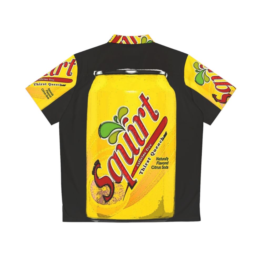 Retro Squirt Soda Hawaiian Shirt - Back