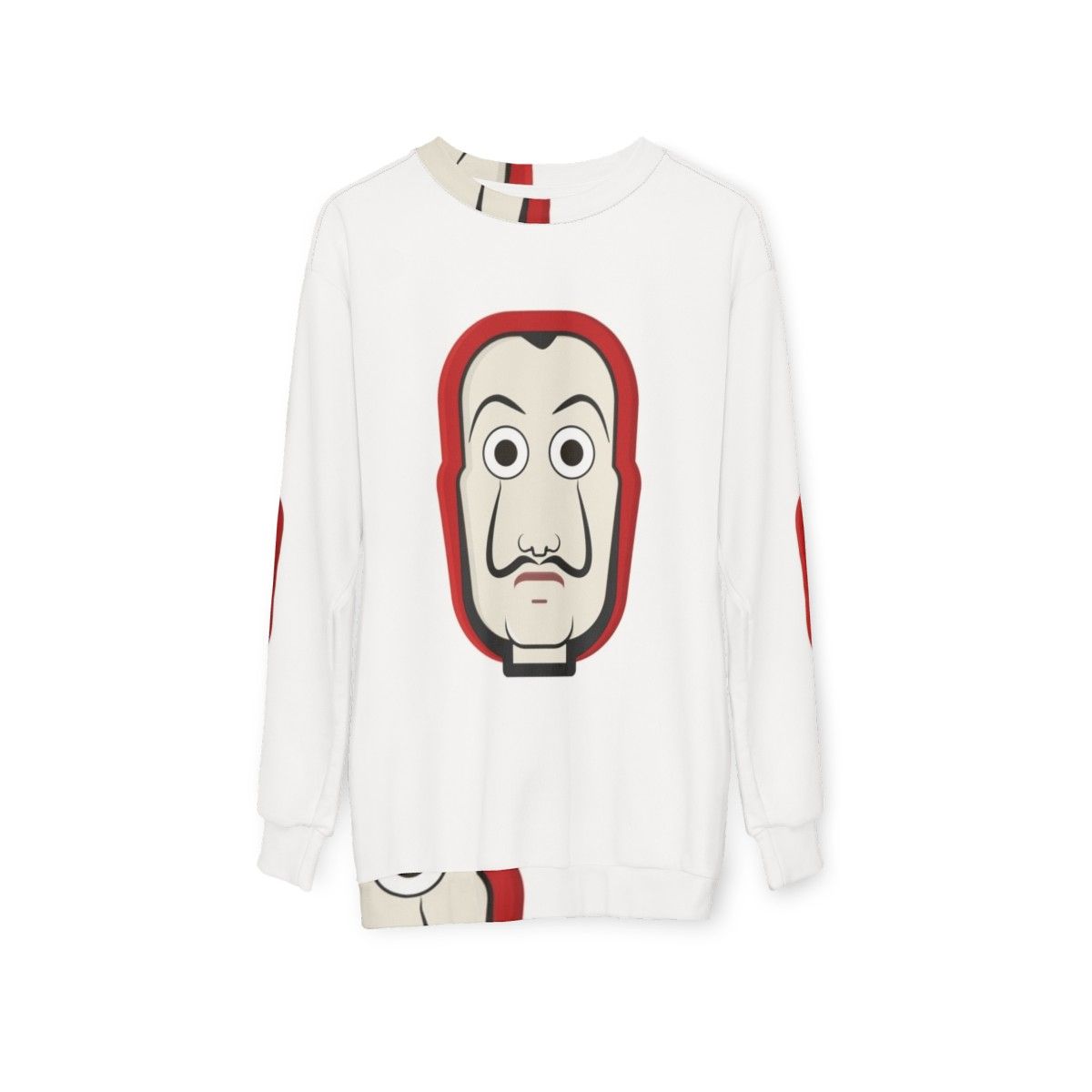 Money Heist La Casa de Papel Salvador Dali Mask Sweatshirt - hanging