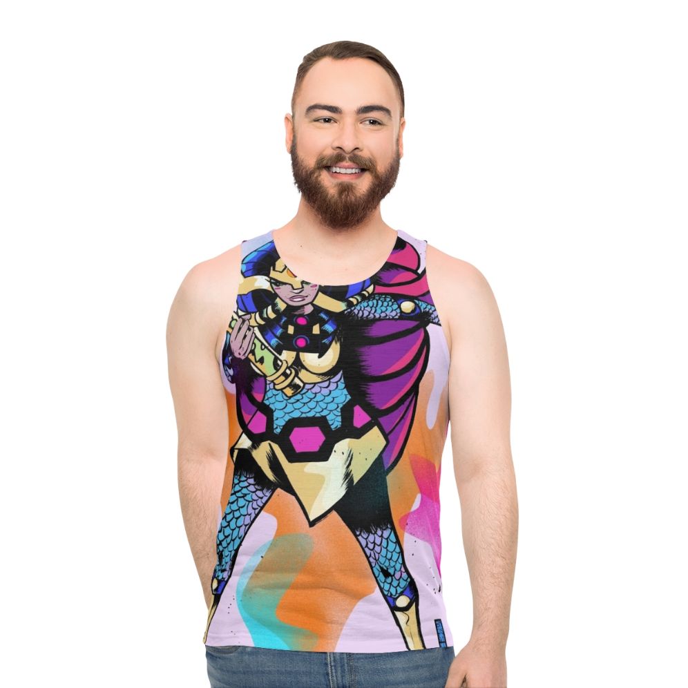 Big Barda female superhero unisex tank top - men