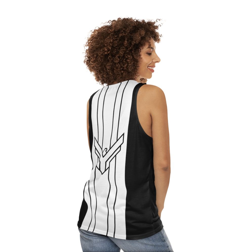 Dune House Atreides Banner Stripes Unisex Tank Top - women back