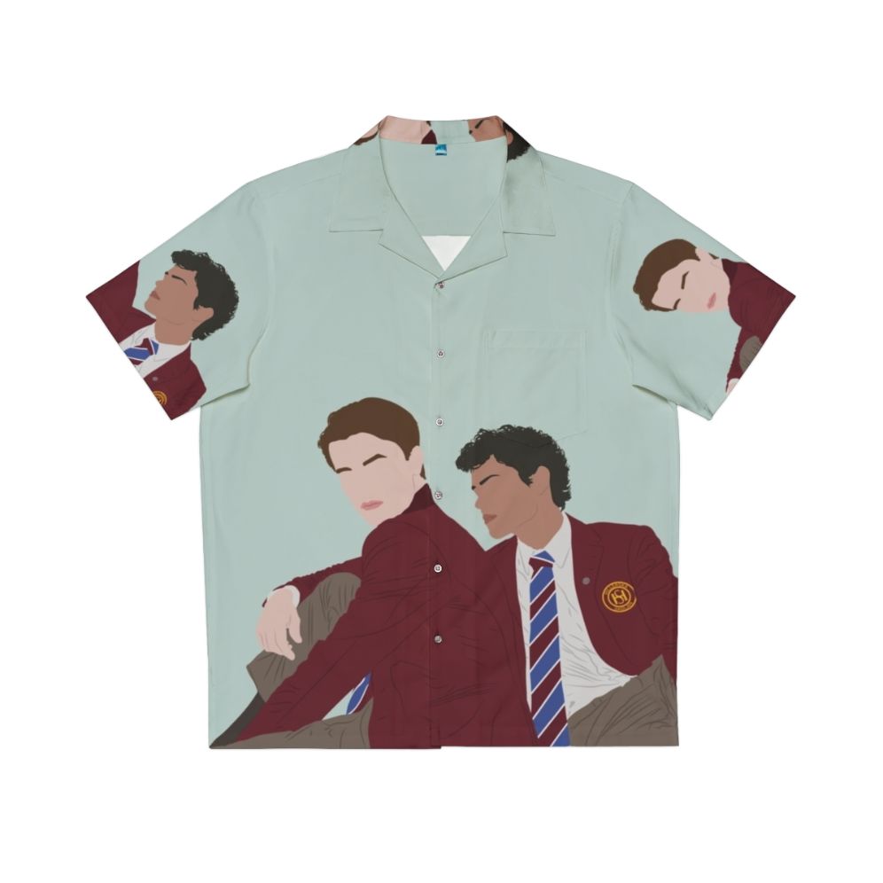 Young Royals Season 3 Hawaiian Shirt featuring Prince Wilhelm and Simon Eriksson