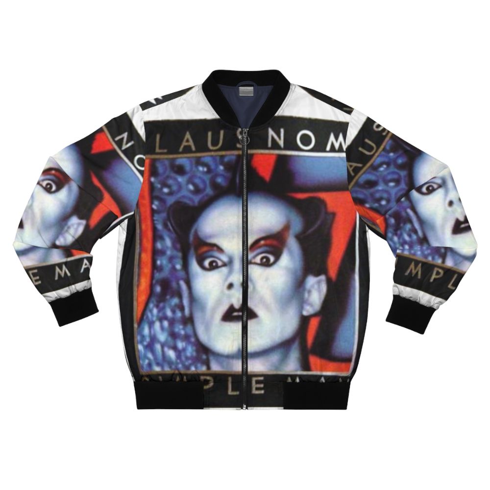 Klaus Nomi inspired retro new wave bomber jacket