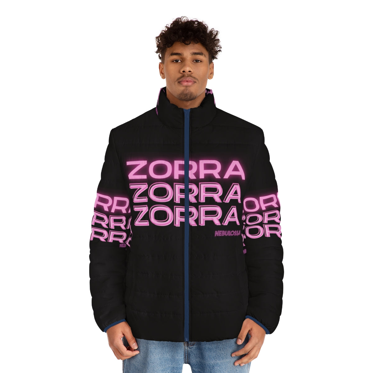 Zorra By Nebulossa puffer jacket for the 2024 Eurovision season - men front