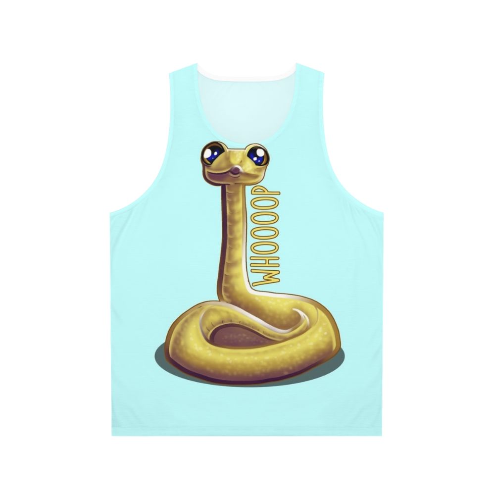 Whooping snake unisex tank top