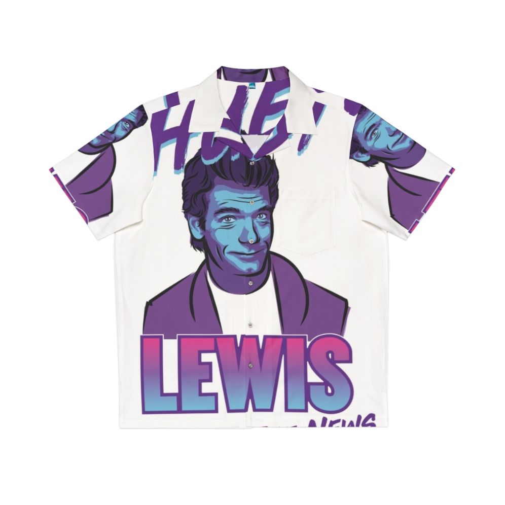 Huey Lewis & The News 80s Hawaiian Shirt